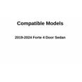 thumbnail image 4 of Driver Left Side Rear Door Window Door Glass Compatible with Kia Forte 2019-2024 4-Door Sedan Models, 4 of 6