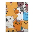 thumbnail image 1 of Kearding Cuadro colgante de gato de 2 piezas, dibujos animados enmarcados, pinturas en lienzo impermeables, artes y manualidades, decoración Decoración del hogar, 1 of 6