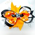 thumbnail image 4 of Pinzas para el pelo de Halloween, Horquillas bonitas de 3 capas para niñas y niños, Accesorios para pasador de pelo de murciélago fantasma, 4 of 6