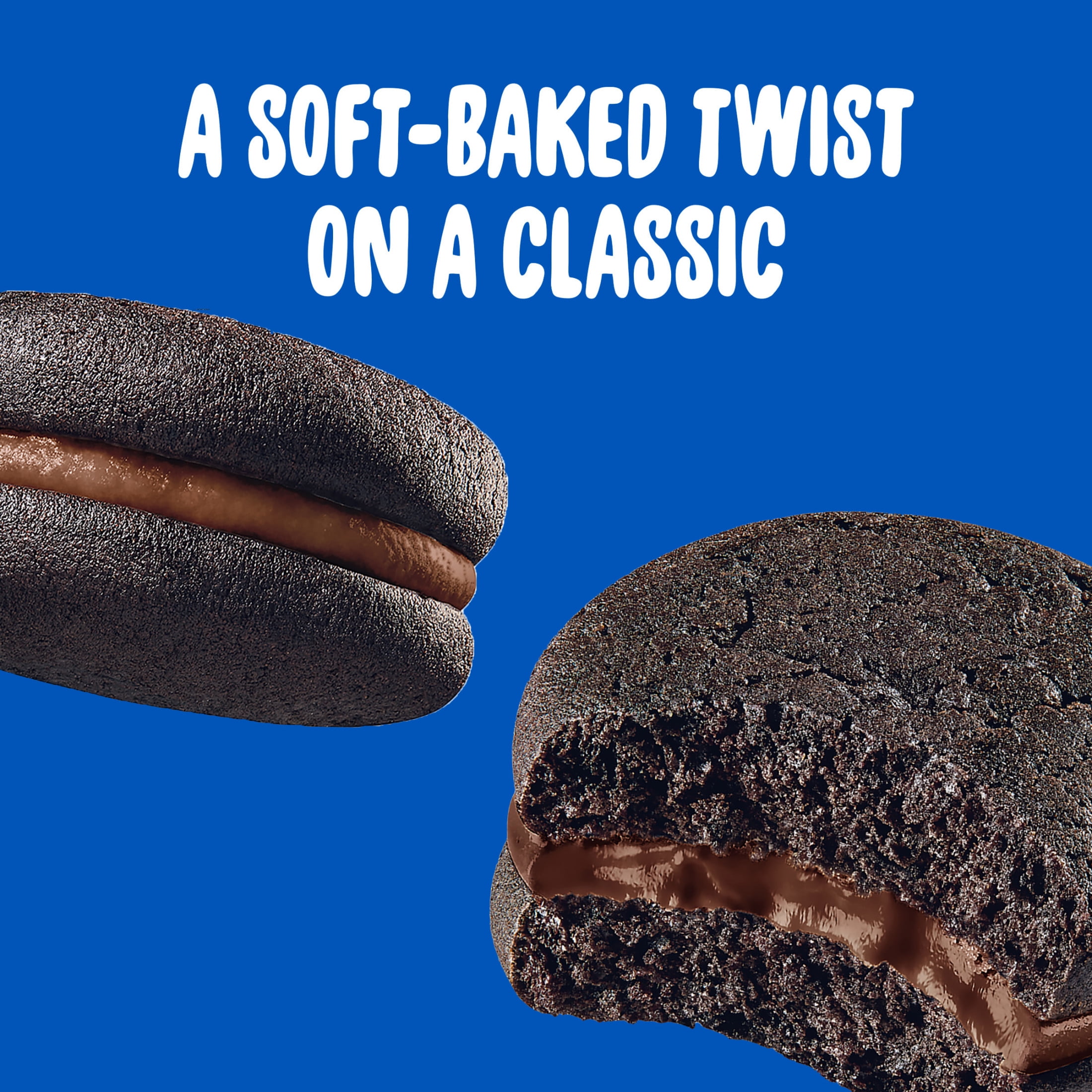 (3 pack) OREO Cakesters Double Chocolate Soft Snack Cakes, 5 - 2.02 oz Snack Packs