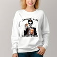 thumbnail image 3 of Women's  Crew Neck Pullover Cozy Clothes Autumn Winter-Skull Print, 3 of 16