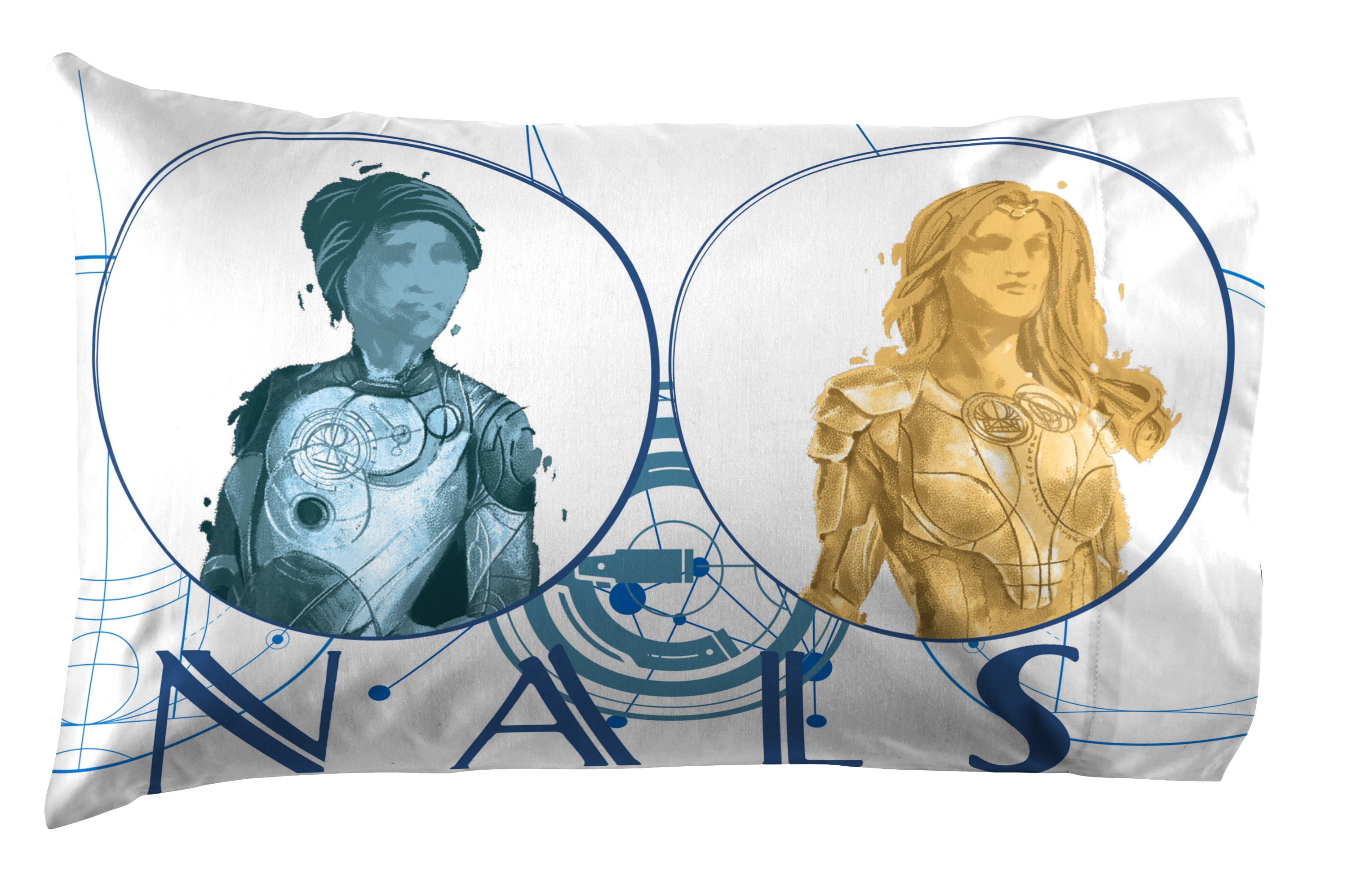 Marvel Eternals Space Force 7-Piece Full Size Kids Bed Set – Superhero Bedding for Young Fans