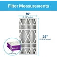 thumbnail image 2 of Filtrete Healthy Living Air Filter MPR 1550 DP - Ultra Allergen Deep Pleat - 2 Pack, 16x25x4, 2 of 6