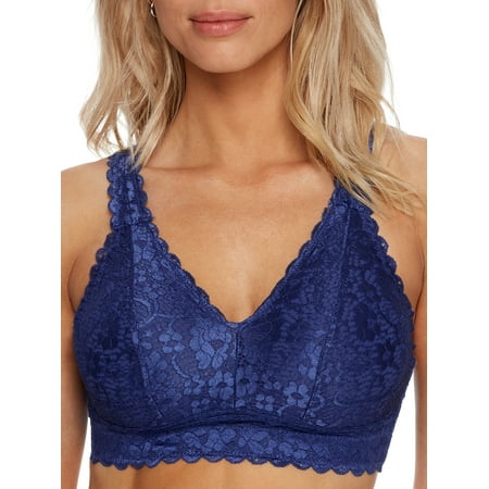 

Women s Parfait P5482 Adriana Lace Bralette with J-Hook (Sapphire 40G)