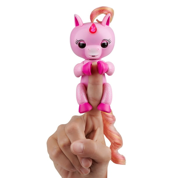 Fingerlings Light Up Unicorn - Jojo (Pink) - Friendly Interactive Toy by WowWee - Walmart.com