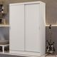 thumbnail image 2 of Ropero Closet Madesa Luke 2 Puertas Corredizas Blanco Madesa Luke, 2 of 15
