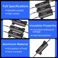 FC4 PCS 50W 6Ohm LED Headlight Decoder Resistor, for Fixing LED Bulb