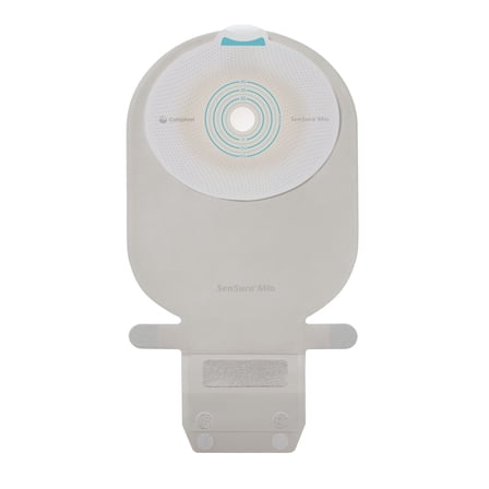 SenSura Mio Ostomy Pouch Drainable 1-9/16 Inch Stoma 11 Inch Length, Maxi 1pc System Opaque Gray 10479, 10 Ct