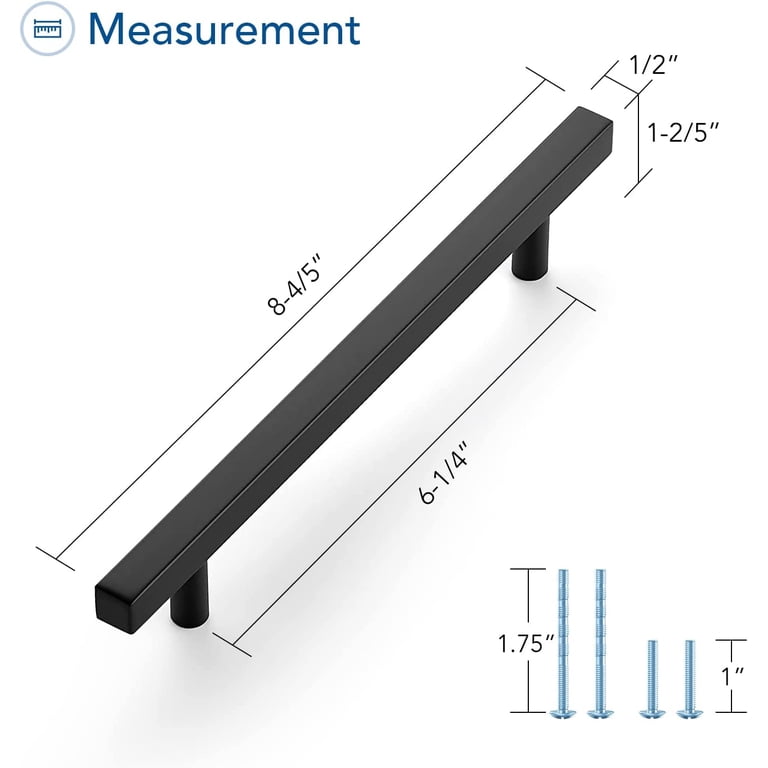 Riverside Pull 6 5/16 Inch - Ash Gray Cabinet Handle (TK1014AG) From Grace Collection