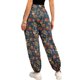 thumbnail image 5 of Pntutb Pantalones con cordón de bolsillo con cintura elástica y estampado navideño para mujer Pntutb Pntutb-6985, 5 of 8