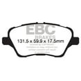 thumbnail image 2 of EBC Brakes Redstuff Premium Fast Street Pad For All Engine Sizes Fits select: 2013-2019 FORD FIESTA, 2 of 8