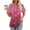 Multicolor, variant on Odbmxy Graphic Women's Blouse Short Sleeve Women's Tops Everyday Relaxed Fit Leisure Fancy Dressy Tops,L