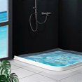 thumbnail image 2 of Collapsible Shower Threshold Water Dam Water Flood Barrier Water Stopper For Shower, 2 of 5