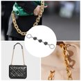 thumbnail image 5 of Unique Bargains 1 Pc Durable Camellia Bag Extender Chain Silver Tone Black Zinc Alloy, 5 of 5