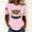Pink, variant on LEKWK 50Th Anniversary Shirt USA Patriotic Eagled-Graphic Short Sleeve Crewneck Tops Vintage 250Th Anniversary Wreath Print Tees Lightweight Casual Shirts for Holiday Parade Black L