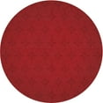 thumbnail image 1 of Ahgly Company Machine Washable Indoor Round Transitional Red Area Rugs, 5' Round, 1 of 7