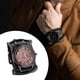 thumbnail image 2 of Reloj de pulsera para hombre, correa ancha, hebilla clásica de cuero, reloj de pulsera, reloj de puño Verde, 2 of 9