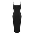 thumbnail image 3 of WILLBEST Faldas Para Mujer Vestido De Primavera Para Mujer Vestido De Tirantes De Seda Color Leche Para Verano, 3 of 3