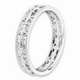 thumbnail image 3 of 925 Sterling Silver Stackable Expressions Polished Fleur De Lis Ring Size: 8; for Adults and Teens; for Women and Men, 3 of 5