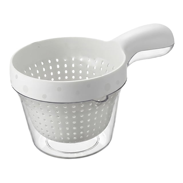 The Kitchen Double Layer Draining With Handle Double Layer Cleaning Bowl Suitable For Vegetables Berries Tomatoes Grapes