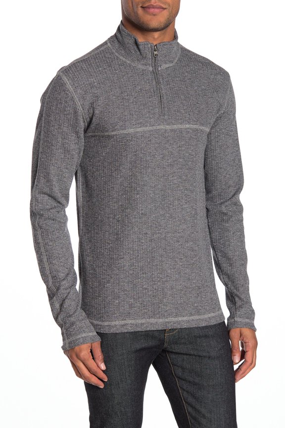 Drop Needle 1/4 Zip Pullover,CITADEL BLUE,SIZE M