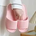 thumbnail image 2 of Lopecy-Sta Womens Sandals Ribbed Non Slip Pool Slides Open Toe Single Band Slip On Shower Slippers For Indoor Outdoor Casual Wear, 2 of 9