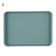 thumbnail image 2 of Cheers.US Anti-Slip Rectangular Non-Slip Plastic Dinner/Drinks Serving Tray Fruit Dessert Food Tray Multifunction Storage Tray for Kitchens, Homes or Gift, 2 of 7
