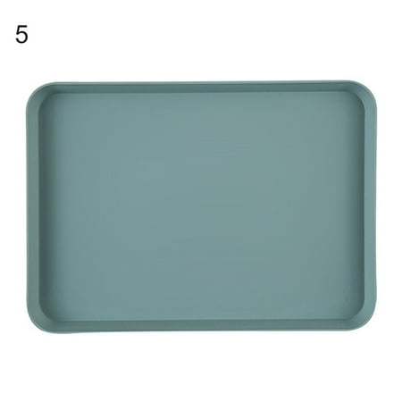

LYU Nordic Simple Rectangular Fruit Dessert Plastic Storage Tray Kitchen Supplies