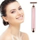 thumbnail image 1 of Masajeador facial Beauty Bar de pulso dorado de 24 quilates, con señal eléctrica en forma de T, para piel sensible, reafirmante y tensor facial, color oro rosa., 1 of 5