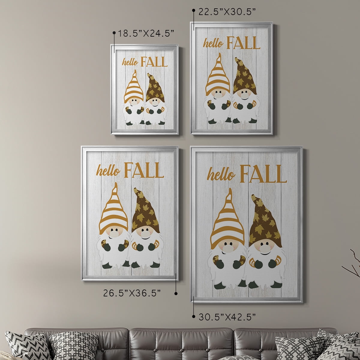 Harvest Gnomes Premium Classic Framed Print - Ready to Hang