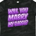 thumbnail image 4 of Inktastic Will You Marry My Daddy (purple) Boys or Girls Toddler T-Shirt, 4 of 5