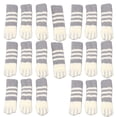 thumbnail image 3 of Calcetines para patas de muebles, 20 piezas, fundas tejidas con forma de pata de gato para patas de sillas, protectores de suelo para patas de sillas, rendimiento inigualable, 3 of 12