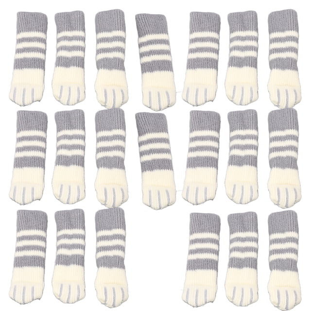 Cubierta para pies de mesa, 20 piezas, muebles con pata de gato, muebles con pata de gato, calcetines para patas, cubierta para pies de mesa con pata de gato, verdadera excelencia