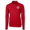 thumbnail image 2 of Men's-Cutter & Buck  Red New York Red Bulls Virtue Eco Pique Recycled Quarter-Zip Top, 2 of 3