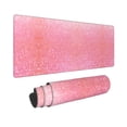 thumbnail image 2 of Disketp Gaming Mouse Pad Sparkly Pink Glitter Pattern Large Mouse Mat Long Extended Desk Pad Non-Slip Rubber Mice Pads Stitched Edges Thin Pad (11.8x31.5 Inch), 2 of 8