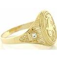 thumbnail image 3 of 10k Solid Yellow Gold Zodiac CZ Ring - Capricorn, 3 of 5