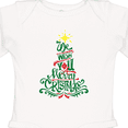 thumbnail image 4 of Inktastic We Wish You A Merry Christmas Boys or Girls Long Sleeve Baby Bodysuit, 4 of 5