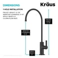 thumbnail image 5 of Kraus FF-103MB Brass Matte Black Drinking Water Faucet, 5 of 11