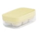 thumbnail image 4 of Bandeja para cubitos de hielo con tapa y recipiente para ahorrar espacio. Máquinas para hacer bolas de hielo portátiles de fácil liberación. 6 rejillas amarillas, 4 of 9