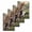 Brown, variant on Farmhouse Animals Kitchen Dish Towels for Drying Dishes Set of 4, Country Cows Horses Donkeys Farm Waffle Weave Microfiber Hand Tea Bathroom Towels Quick Dry & Absorbent Towel 12x12