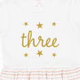 thumbnail image 4 of Inktastic 3rd Birthday Gold 3 Year Old Girls Toddler Dress, 4 of 5
