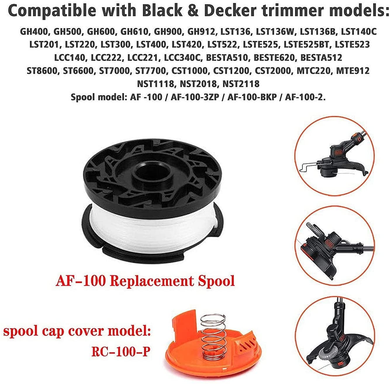 Spool For Black and Decker LST140 LST201 LST220 LST300 LST400