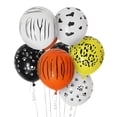 thumbnail image 1 of Kit de globos de fiesta, 100 unidades, látex colorido, 30 cm, con bomba, 1 of 3