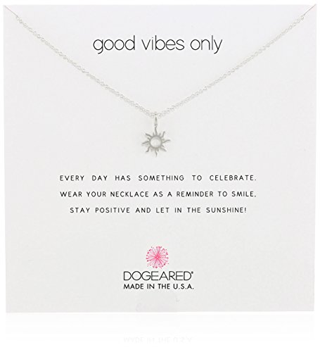 Sterling Silver Sun Charm Necklace 