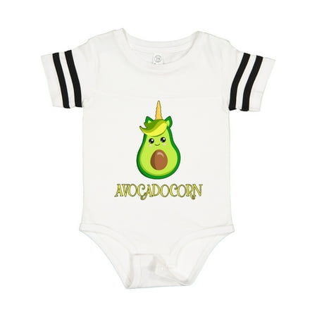 

Inktastic Avocadocorn Avocado with Unicorn Horn and Ears Gift Baby Boy or Baby Girl Bodysuit