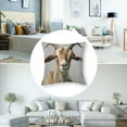 thumbnail image 4 of Happy Goat Farmhouse Pillows - Farmhouse Pillow Cover - Farm Animal Pillow Cover - Farmhouse Pillow Covers - Rustic Decor Pillow, 4 of 7