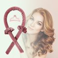 thumbnail image 1 of res de cabellero Sin Calor para Cabello Sin Calor Rodillos de cabellero Varillas El de res Perezosos Hace Que El Cabello - Rosado Yinane Varillas de curling, 1 of 8
