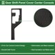 thumbnail image 5 of Cubierta del panel de cambio de control central para Toyota Tacoma 16-23 Etiqueta del panel antiarañazos de fibra de carbono negra recorte de media bolsa, 5 of 6