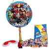 Avengers Assemble Pull String Pinata Kit - Party Supplies