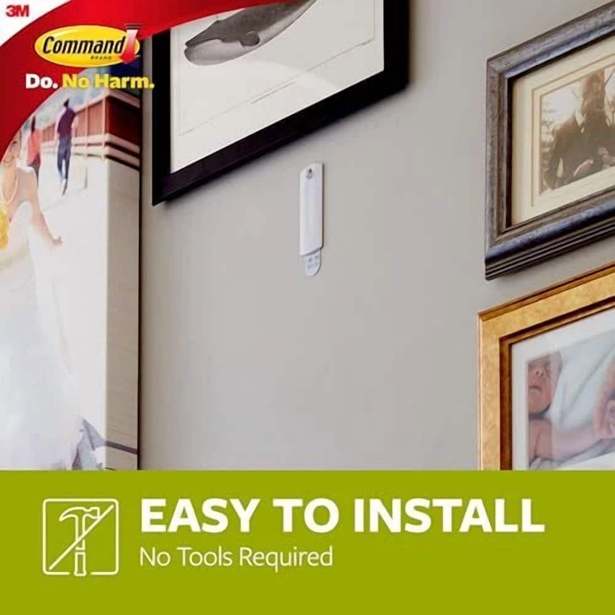 Command Picture Hangers 4 Pack White Damage Free Wall Hooks For Frames